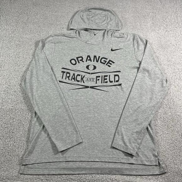 Oregon Ducks Pullover Mens M Nike Long Sleeve Dri-Fit Lightweight Track Field - Picture 1 of 13